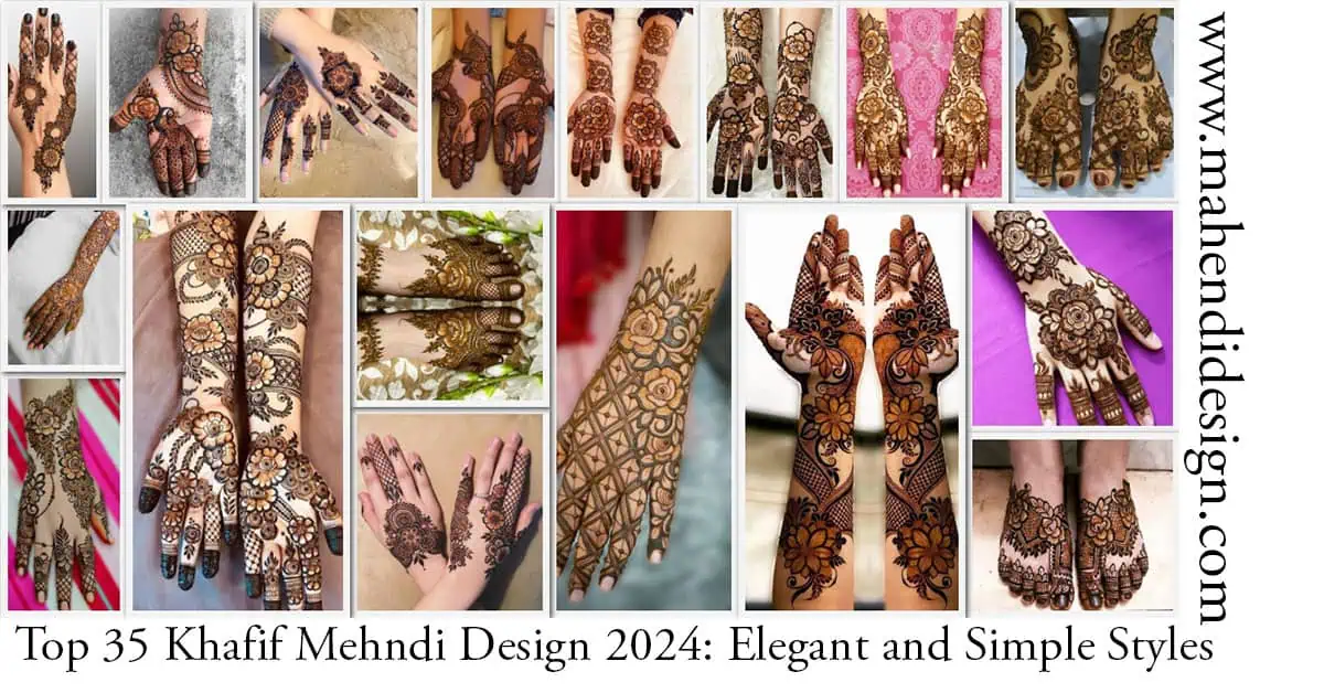 Khafif Mehndi Design 2024 