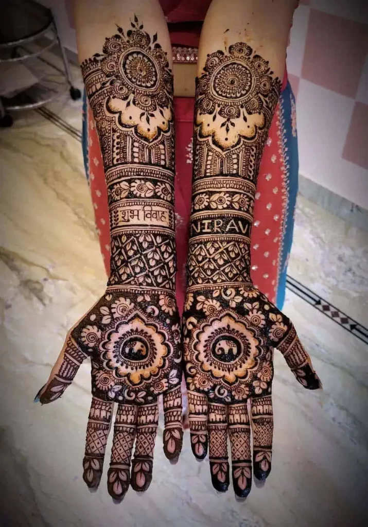 Beautiful Mehndi Designs for Full Hands