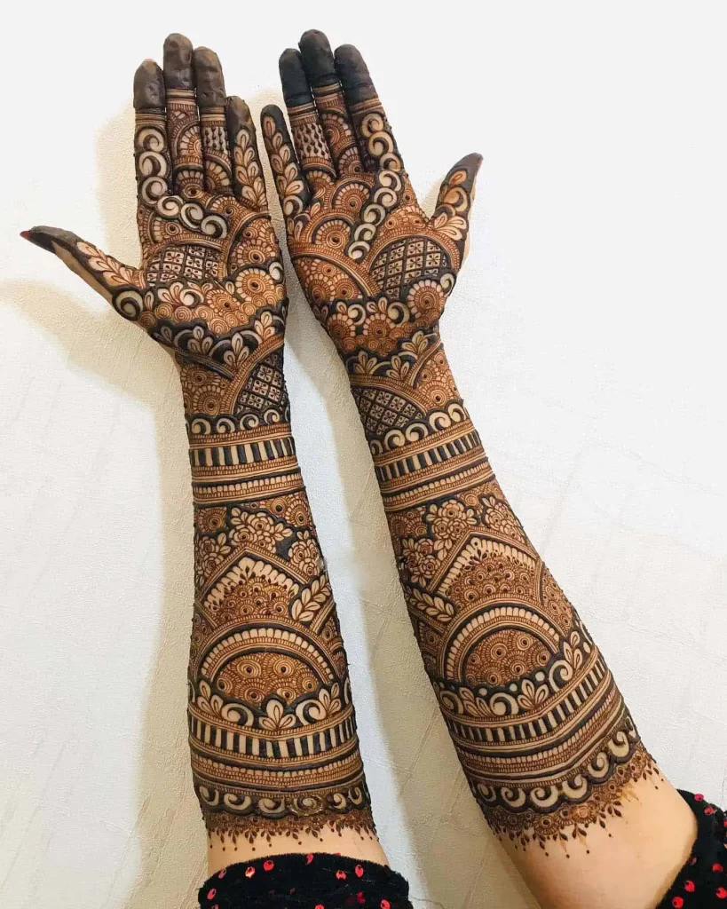 Beautiful Mehndi Designs for Full Hands