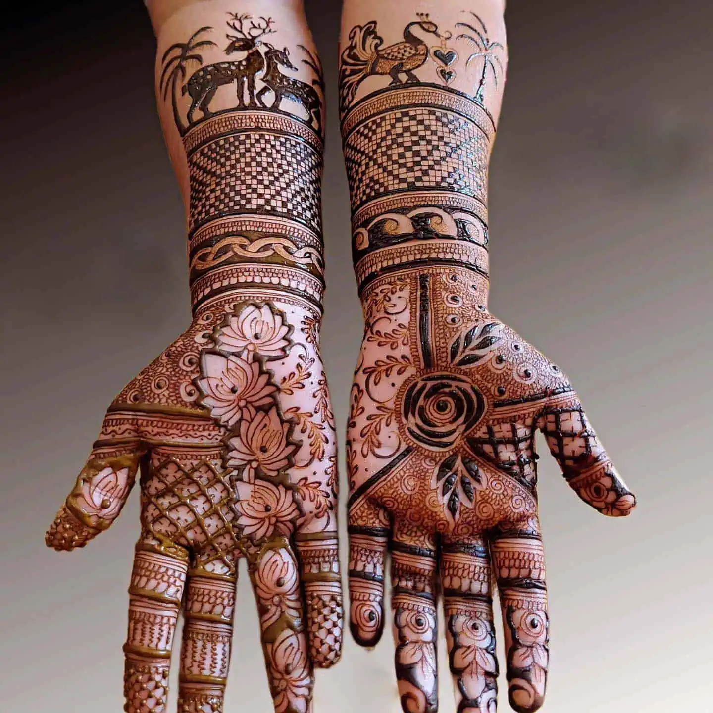 Beautiful Mehndi Designs for Full Hands