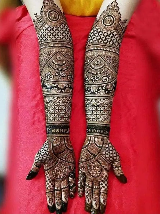 Beautiful Mehndi Designs for Full Hands