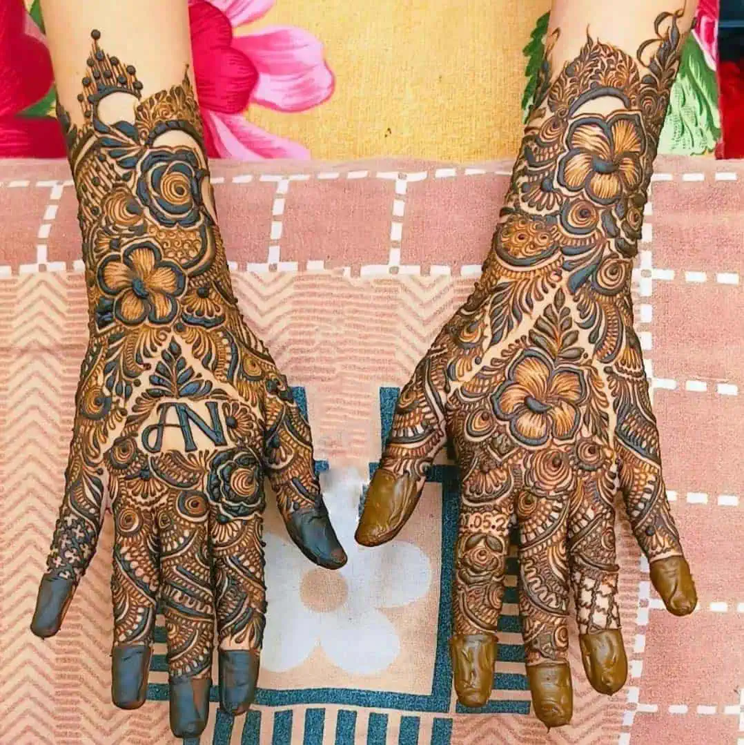 Arabic Mehndi Design for Hand