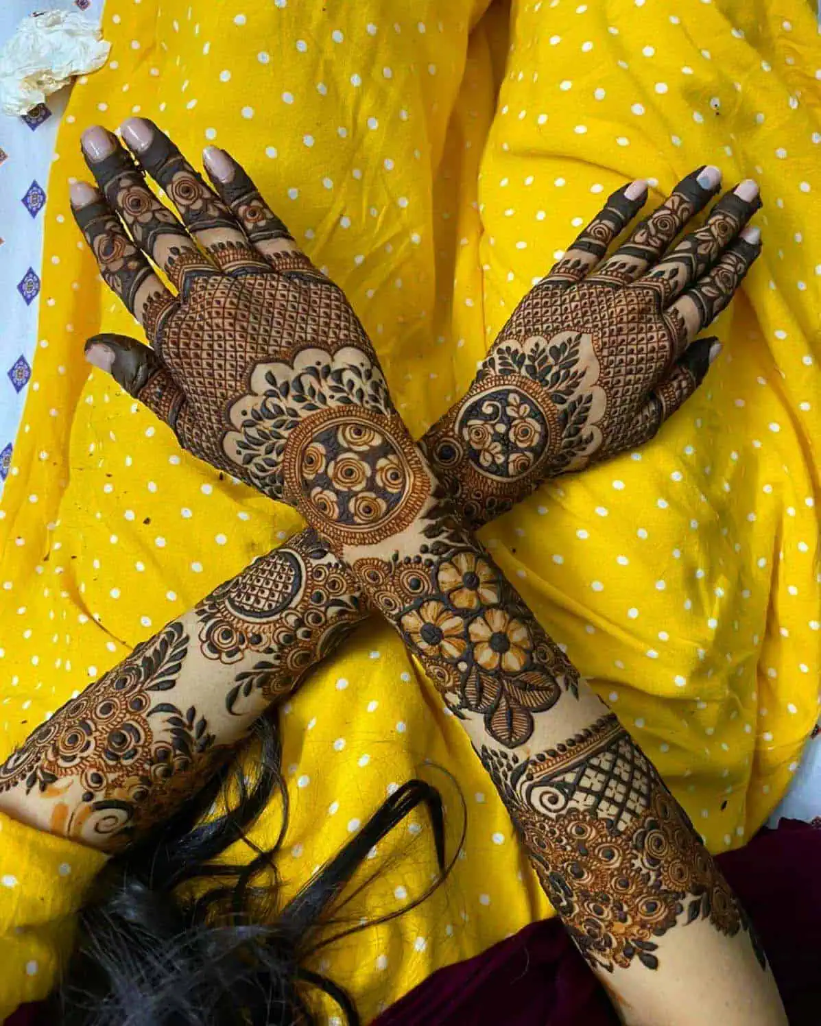 Arabic Mehndi Design for Hand