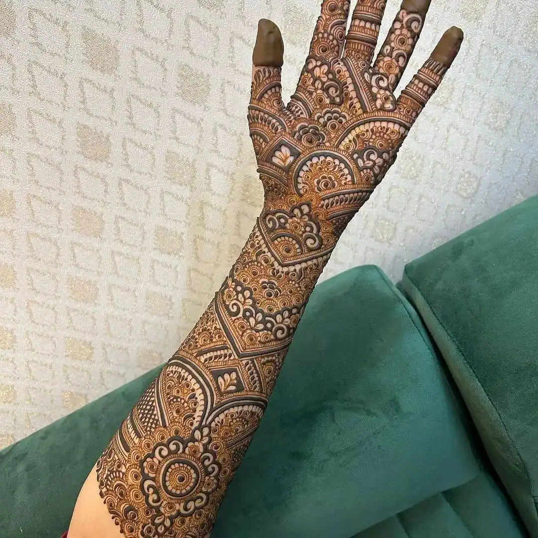 Easy Full Hand Mehndi Designs