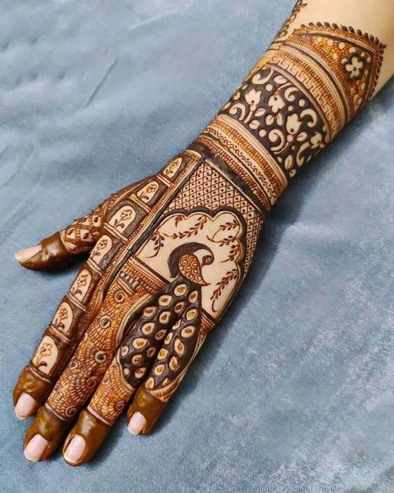 Easy Full Hand Mehndi Designs