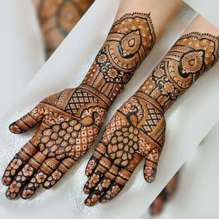 Easy Full Hand Mehndi Designs