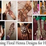 Floral Henna Designs for Hands