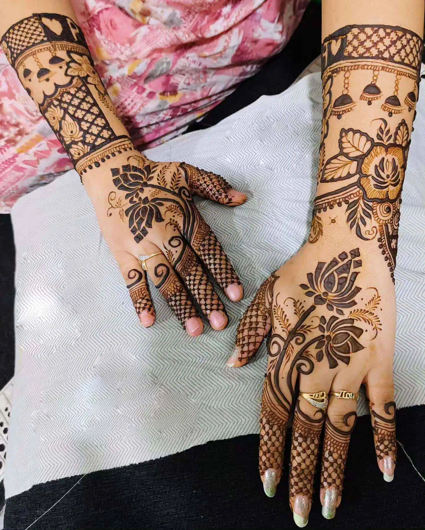 Floral Henna Designs for Hands