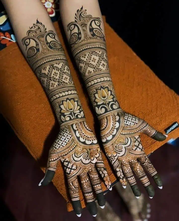 Floral Henna Designs for Hands