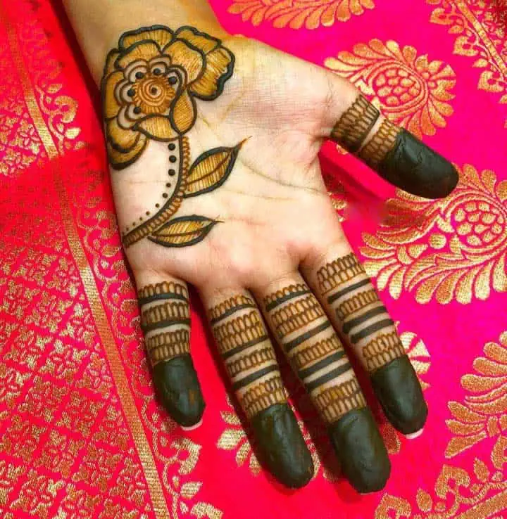 Floral Henna Designs for Hands