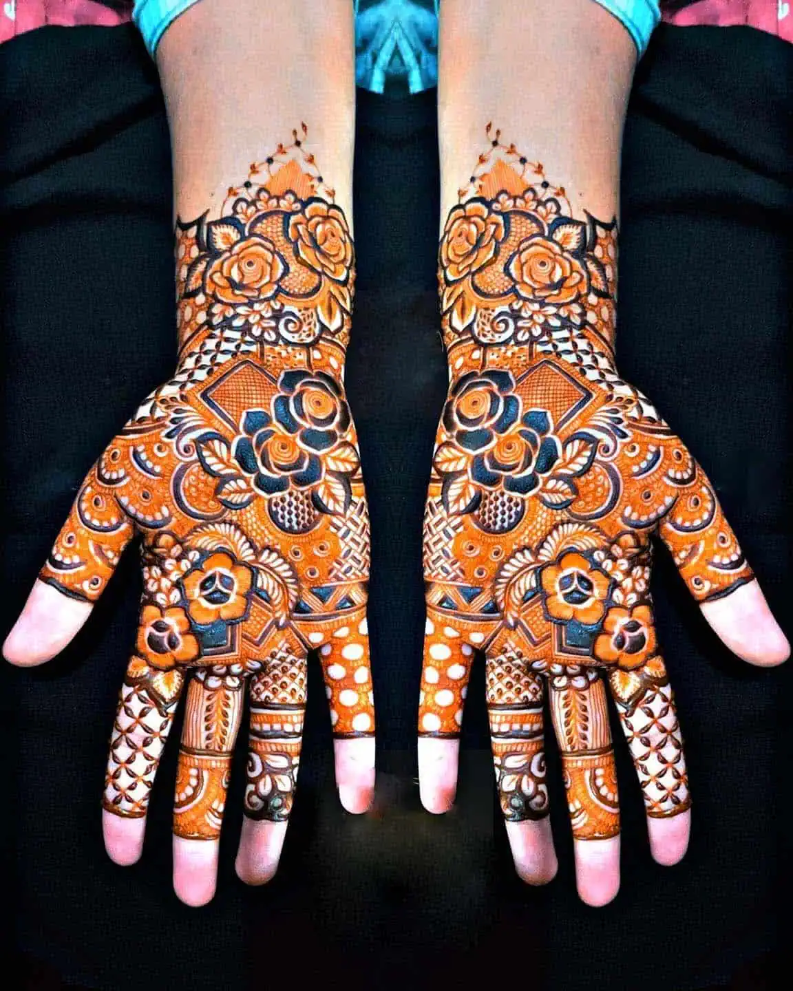 Floral Henna Designs for Hands